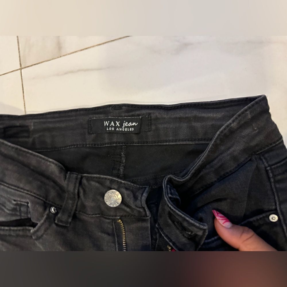 Wax jeans black ripped jeans #5 - Picture 3 of 5